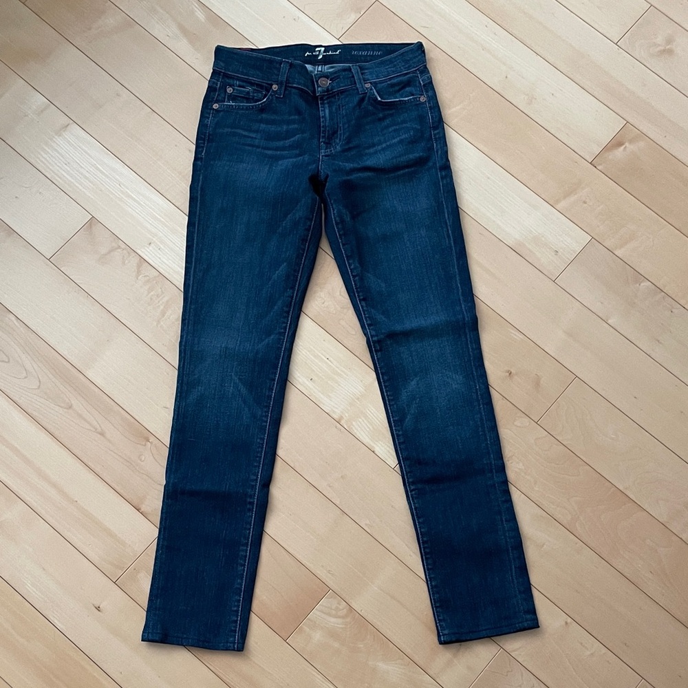 For All Mankind Women's Blue Jeans